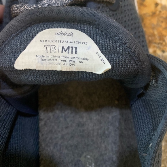 Allbirds Blue Tree Runners Sneakers size 11 - Picture 12 of 14